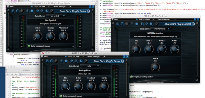 Plug’n Script, la rivoluzione firmata Blue Cat Audio