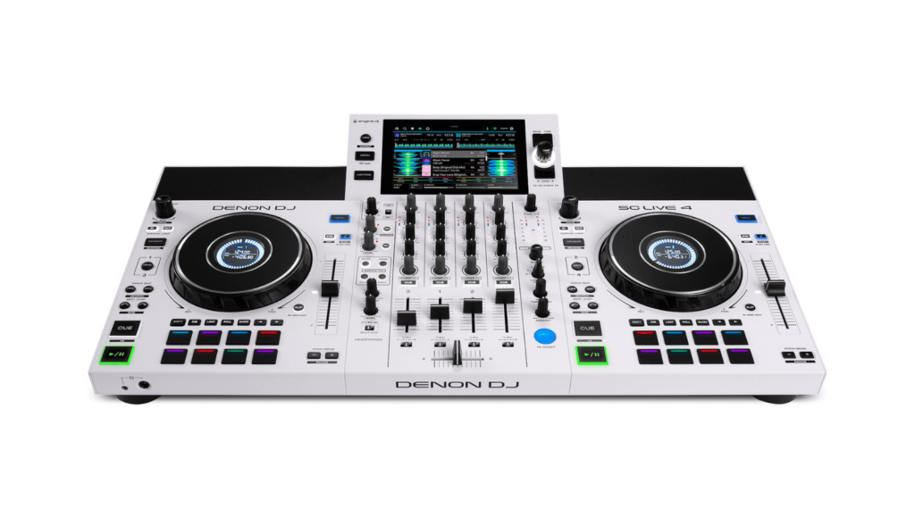 Denon DJ SC LIVE 4 WHITE: il controller standalone 4-deck ora in una veste total white