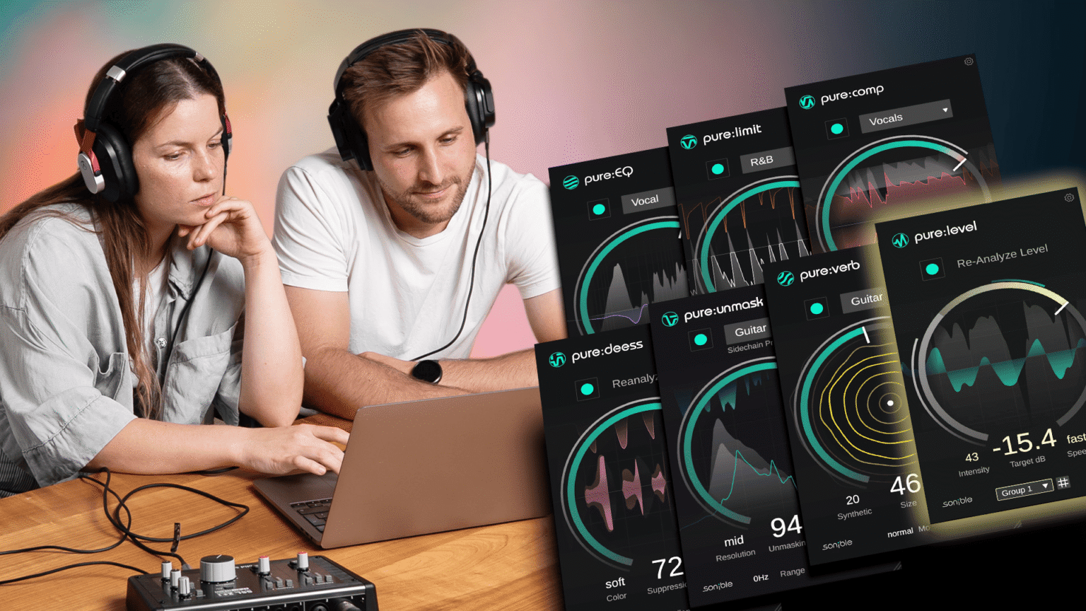 Sonible lancia pure:level: il nuovo plugin AI per livellare tracce e mix con precisione naturale