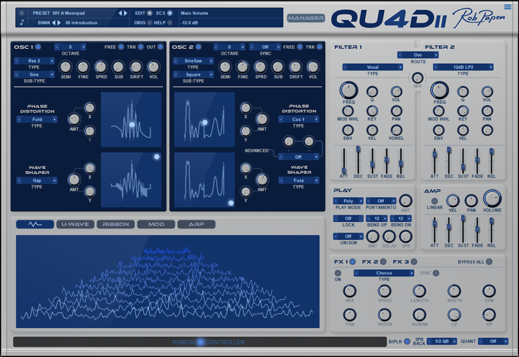 Rob Papen QUAD-2: più controllo creativo per il synth virtuale a 16 voci